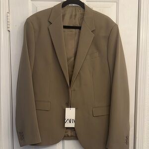 Zara Men's Classic Beige Blazer